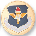 7/8" Etched Enameled Medal Insert (Air Education Training Command)